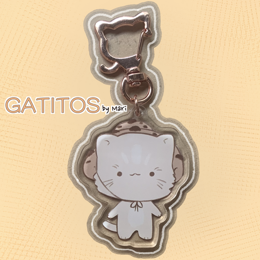 gatitos by mari - Main Crew Keychains - Clear Acrylic