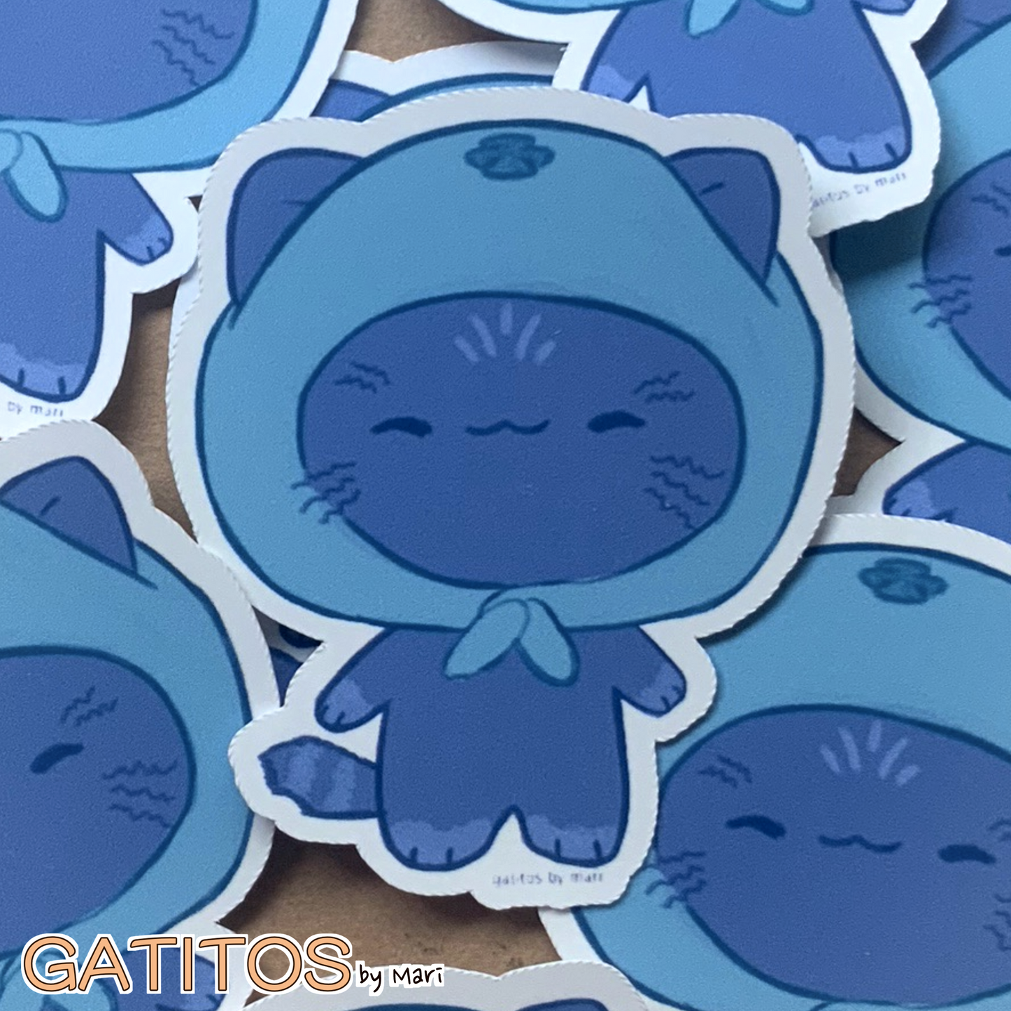gatitos by mari - Stickers - Main Lineup - Glossy and Matte options