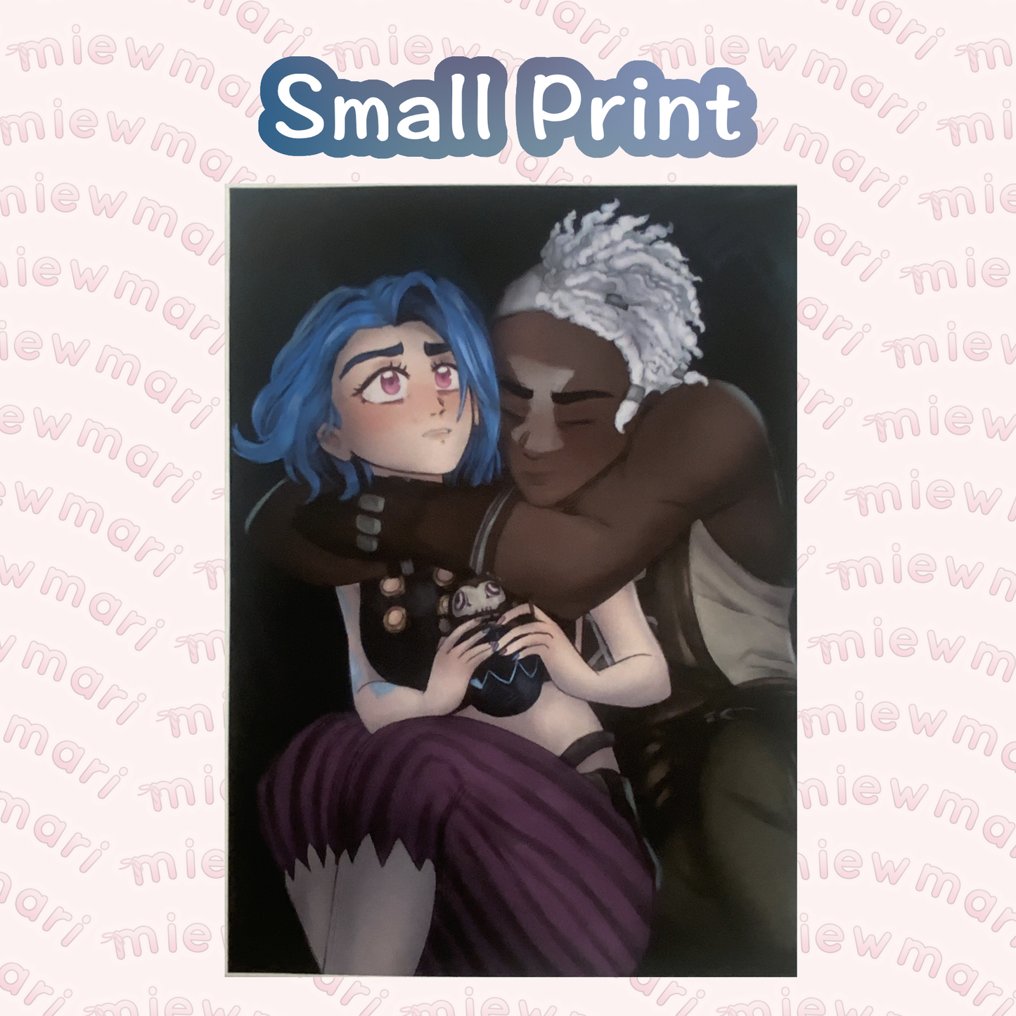 miewmari- Timebomb - Arcane - Small Print - Jinx and Ekko