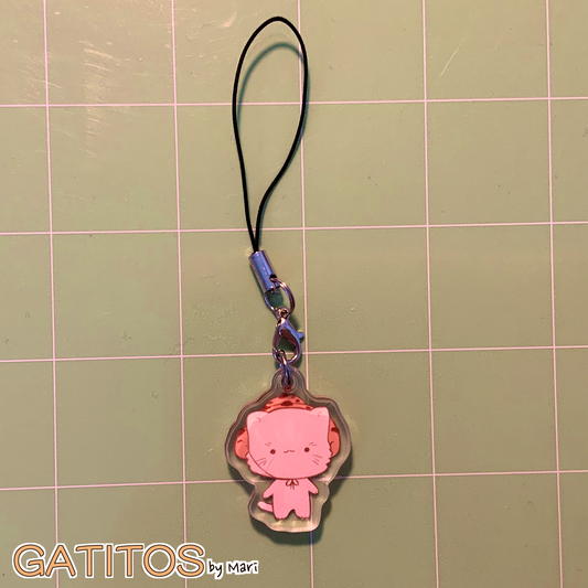 gatitos by mari - Main Crew Phone Charms - Clear Acrylic
