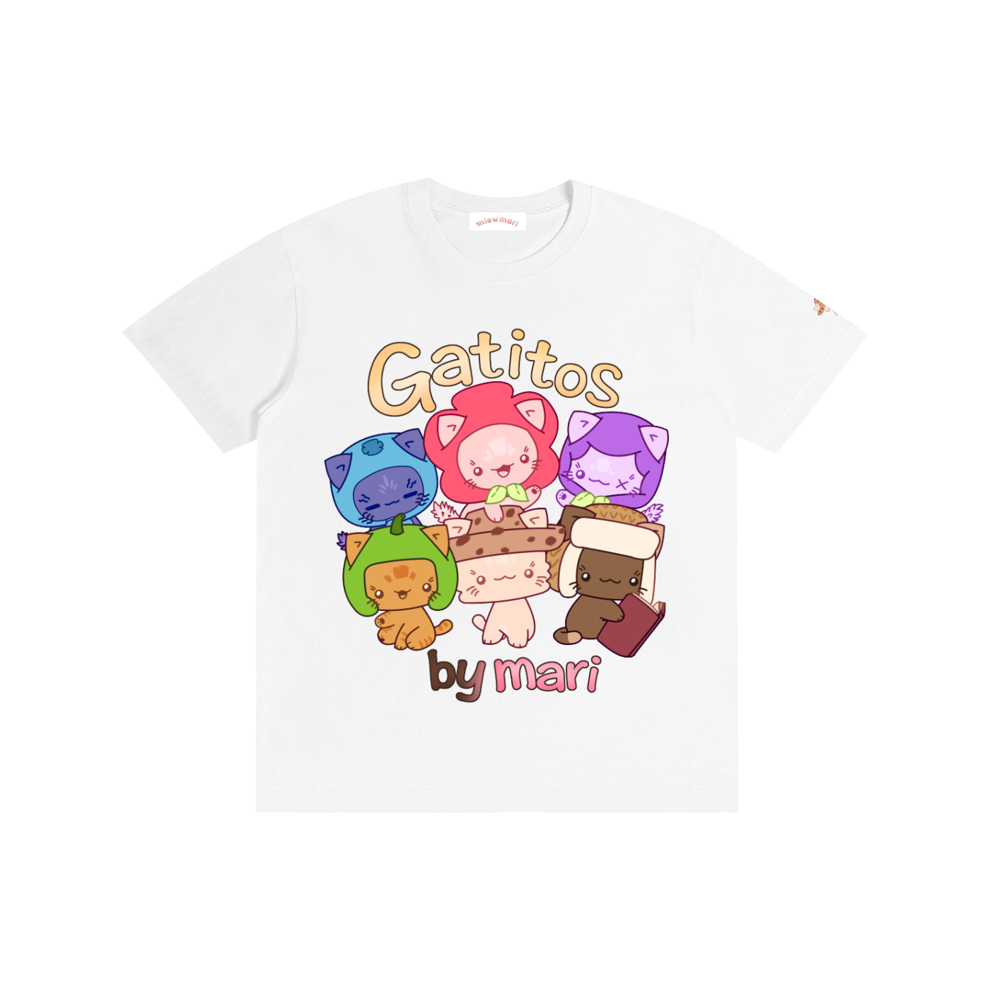 Gatitos by Mari - Pure Cotton Unisex T-Shirt