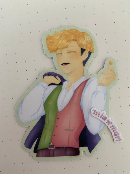 miewmari - Flowery deltarune - sticker - fanart