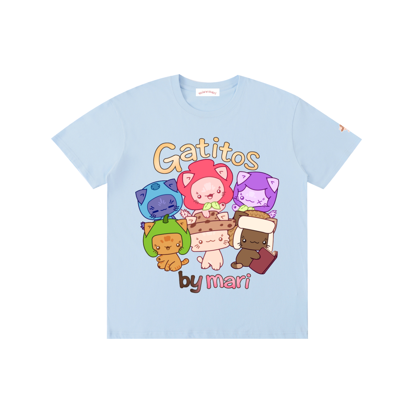 Gatitos by Mari - Pure Cotton Unisex T-Shirt
