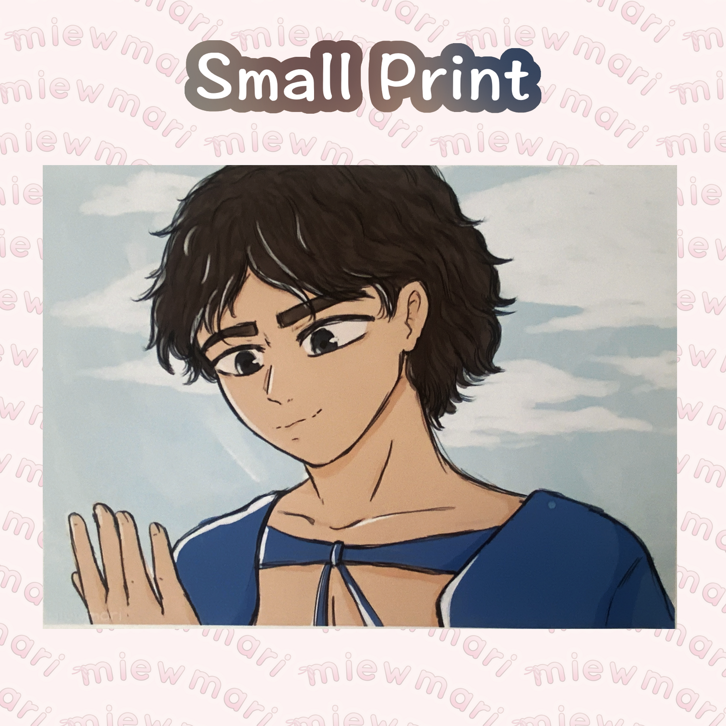 miewmari - Princess Mononoke Fanart - Small Prints - San & Ashitaka
