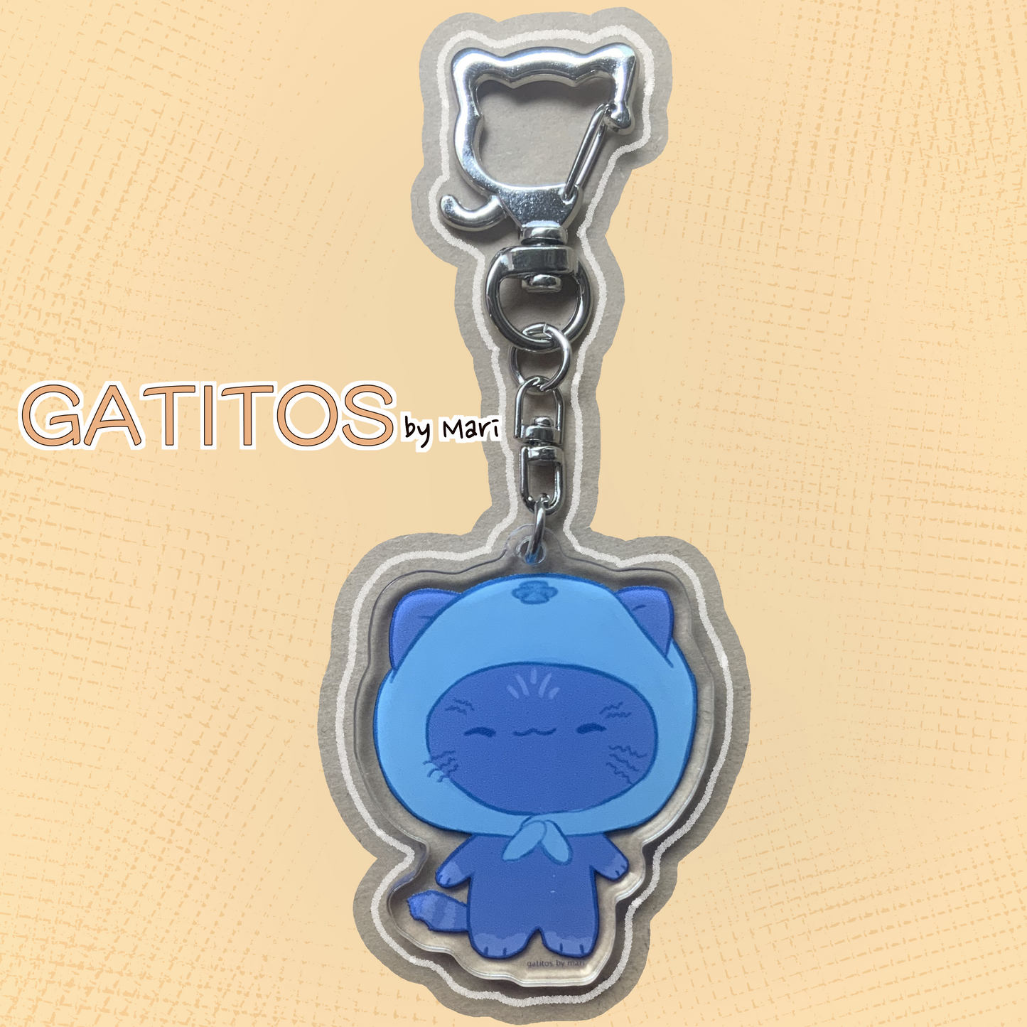 gatitos by mari - Main Crew Keychains - Clear Acrylic