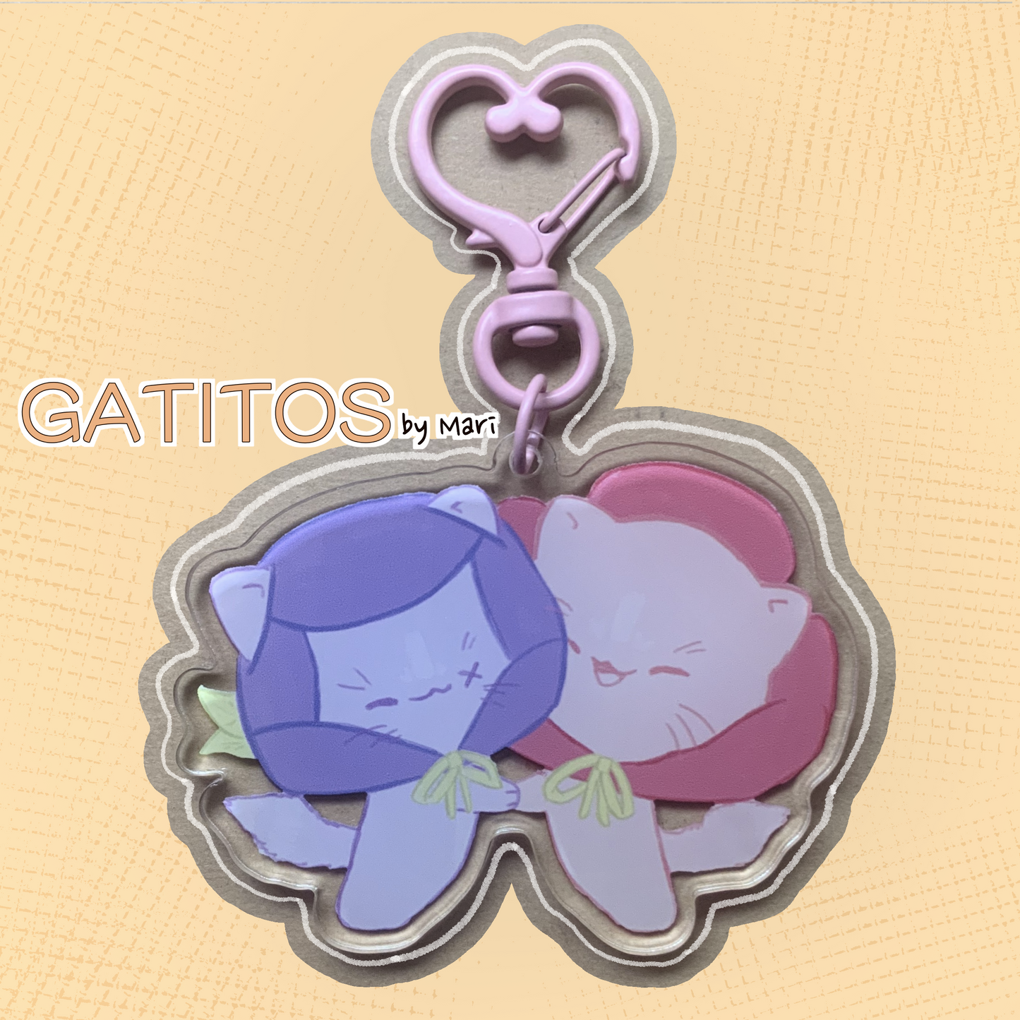 gatitos by mari - Main Crew Keychains - Clear Acrylic