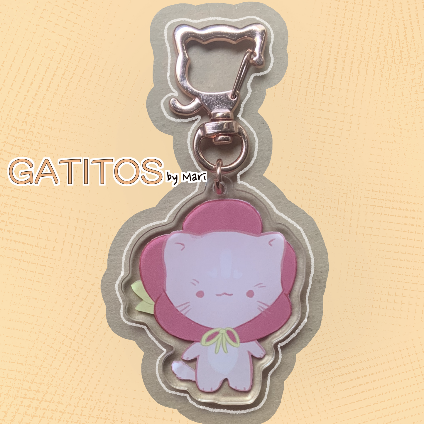 gatitos by mari - Main Crew Keychains - Clear Acrylic