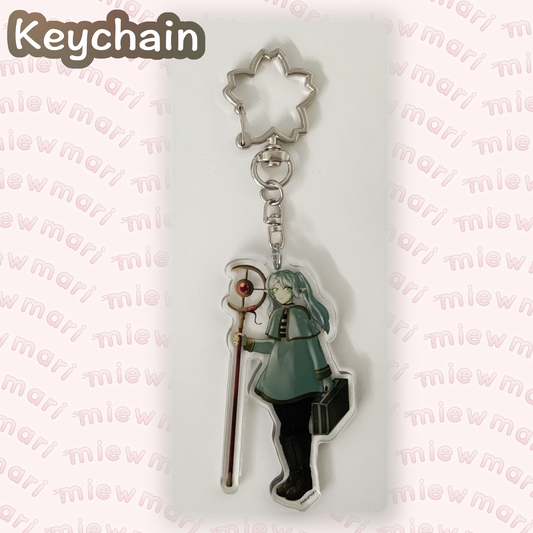 miewmari - Frieren - keychain - fanart