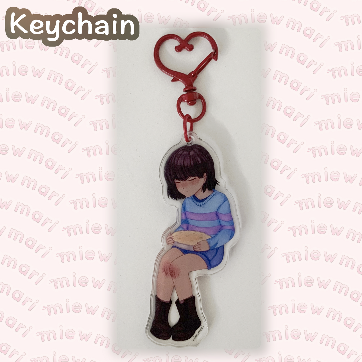 miewmari - Frisk - keychain - fanart