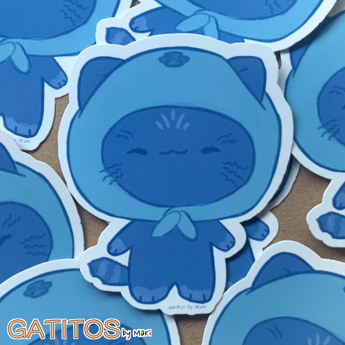 gatitos by mari - Stickers - Main Lineup - Glossy and Matte options