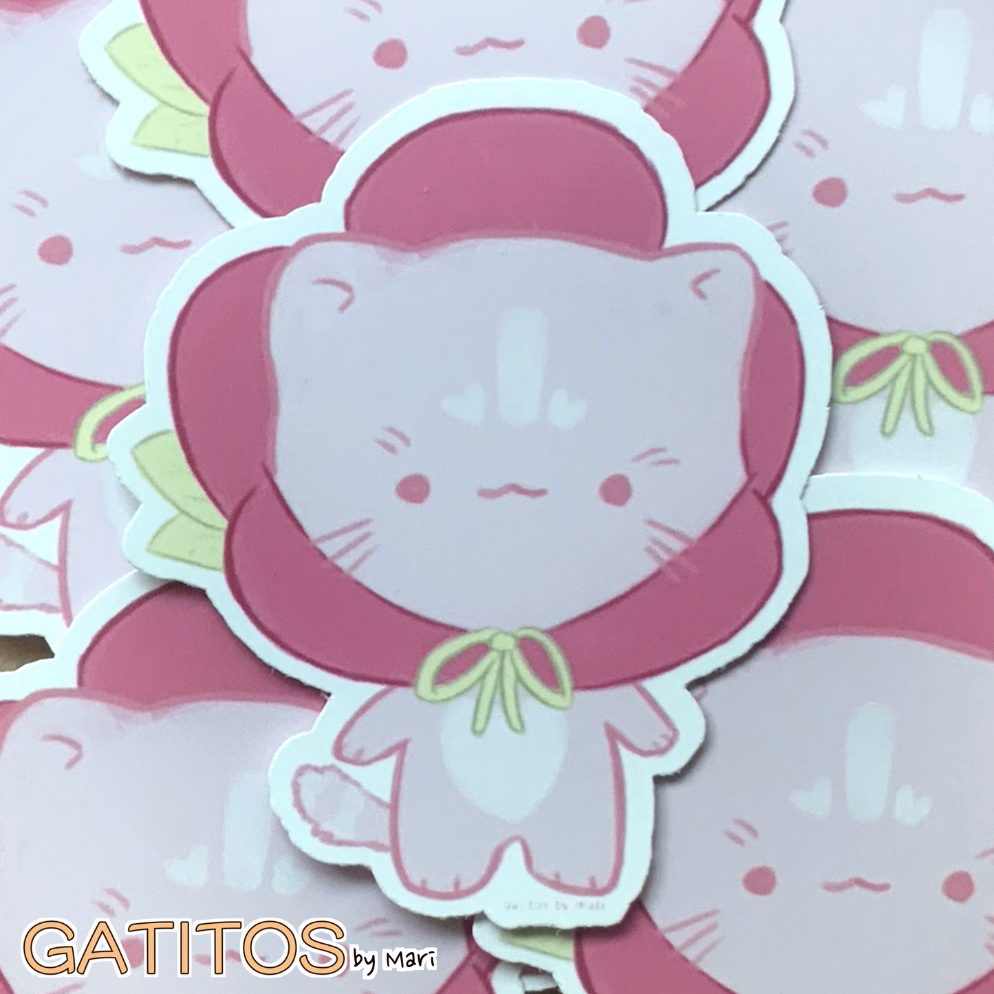 gatitos by mari - Stickers - Main Lineup - Glossy and Matte options
