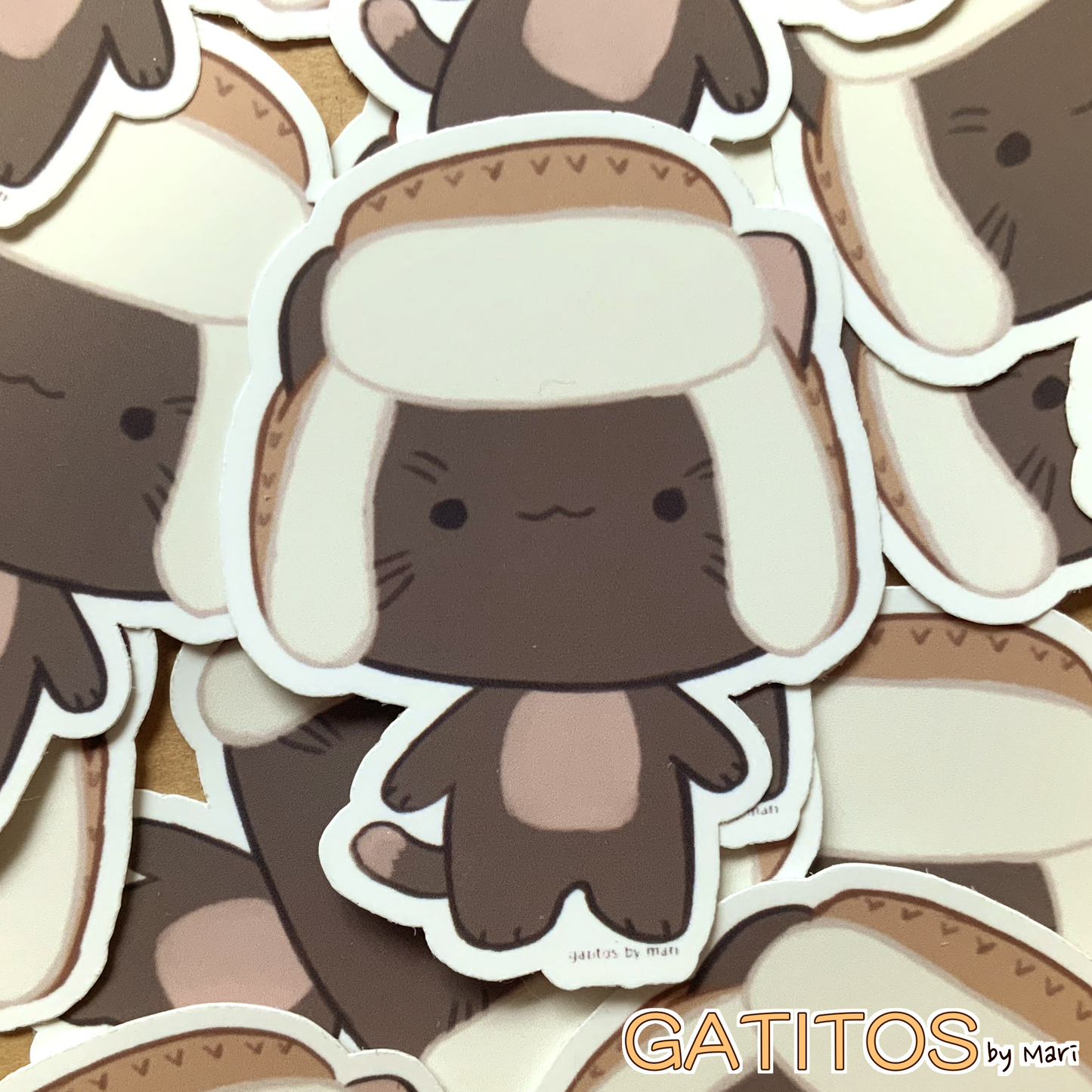gatitos by mari - Stickers - Main Lineup - Glossy and Matte options