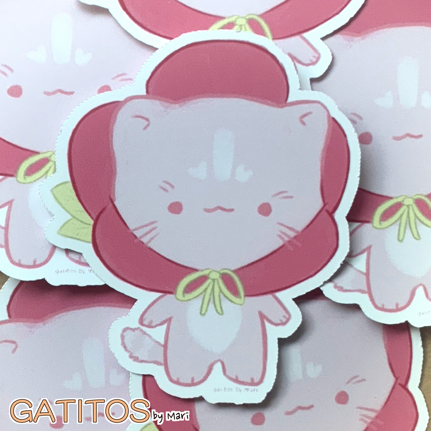 gatitos by mari - Stickers - Main Lineup - Glossy and Matte options