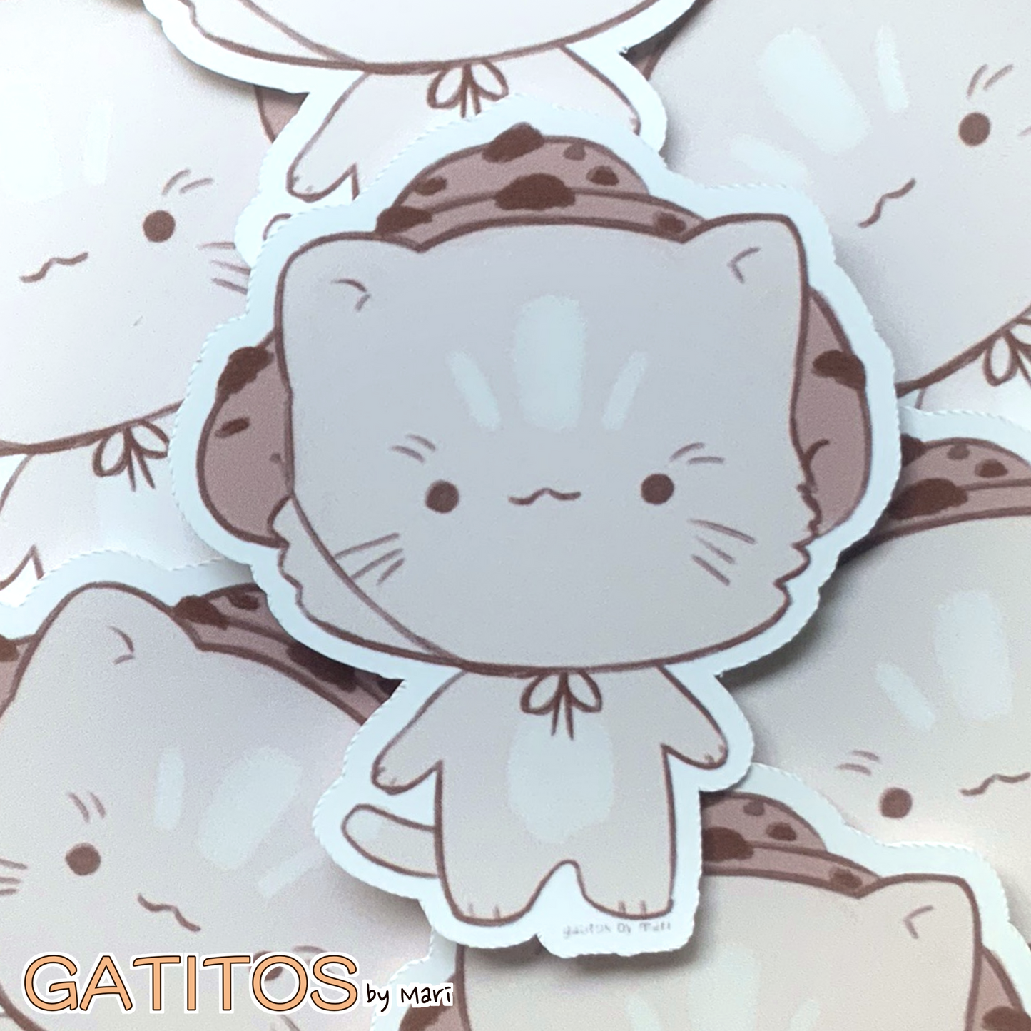 gatitos by mari - Stickers - Main Lineup - Glossy and Matte options