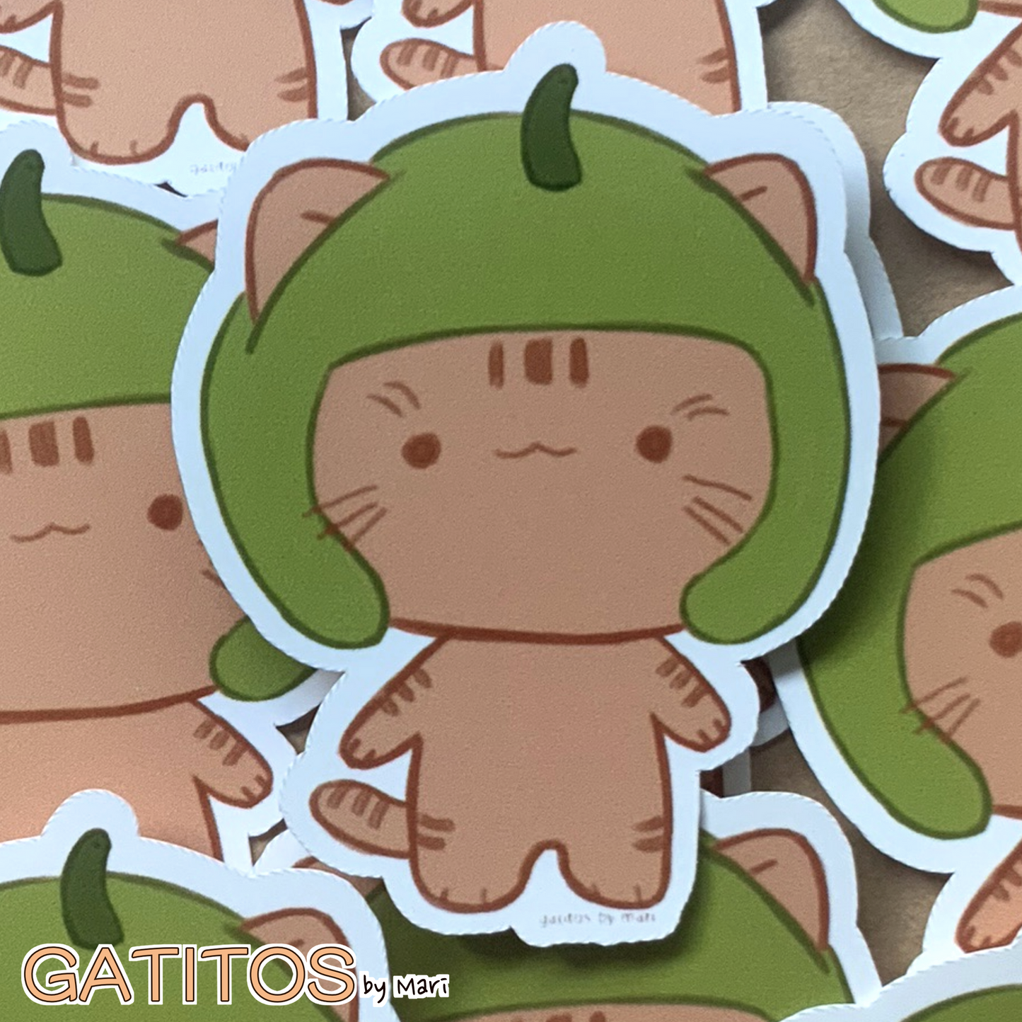 gatitos by mari - Stickers - Main Lineup - Glossy and Matte options