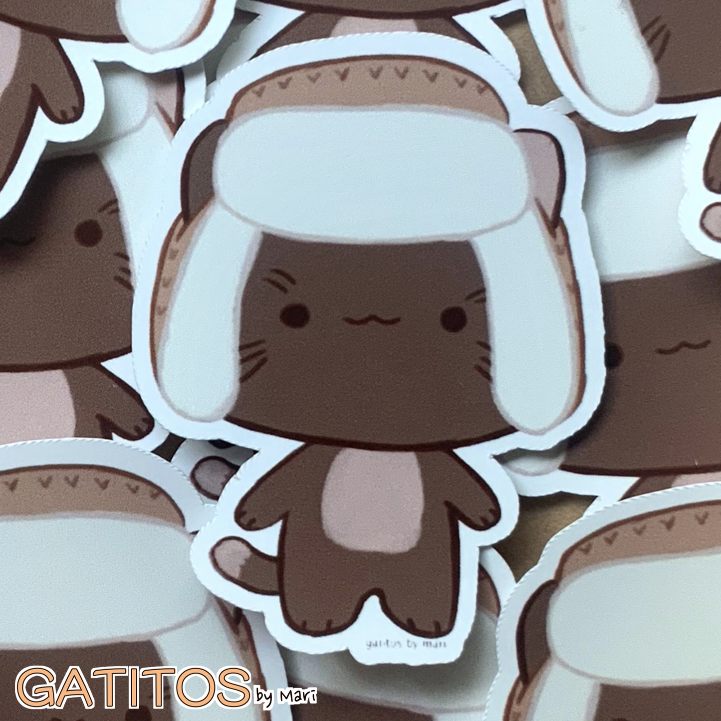 gatitos by mari - Stickers - Main Lineup - Glossy and Matte options