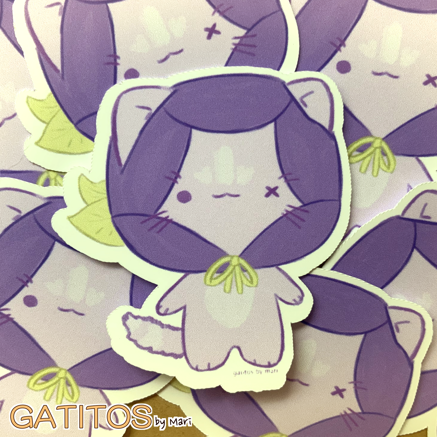 gatitos by mari - Stickers - Main Lineup - Glossy and Matte options