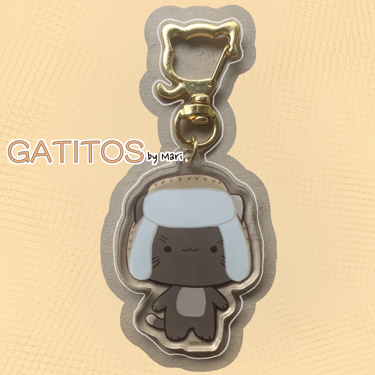 gatitos by mari - Main Crew Keychains - Clear Acrylic