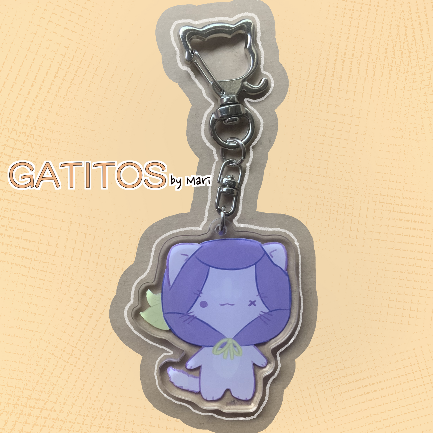 gatitos by mari - Main Crew Keychains - Clear Acrylic