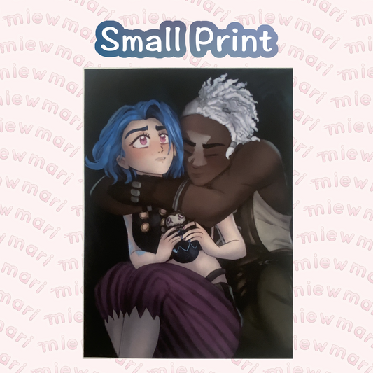 miewmari- Timebomb - Arcane - Small Print - Jinx and Ekko