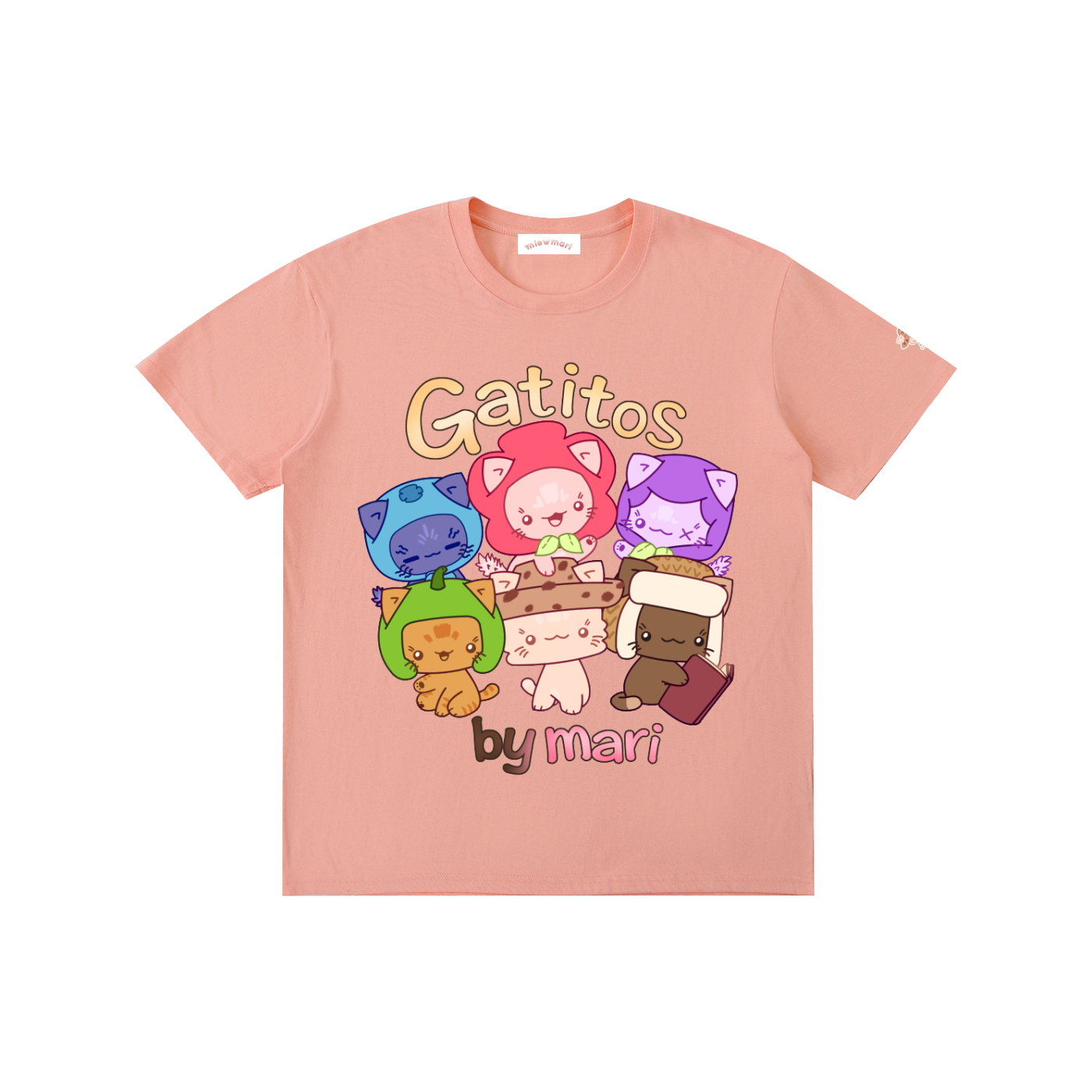 Gatitos by Mari - Pure Cotton Unisex T-Shirt