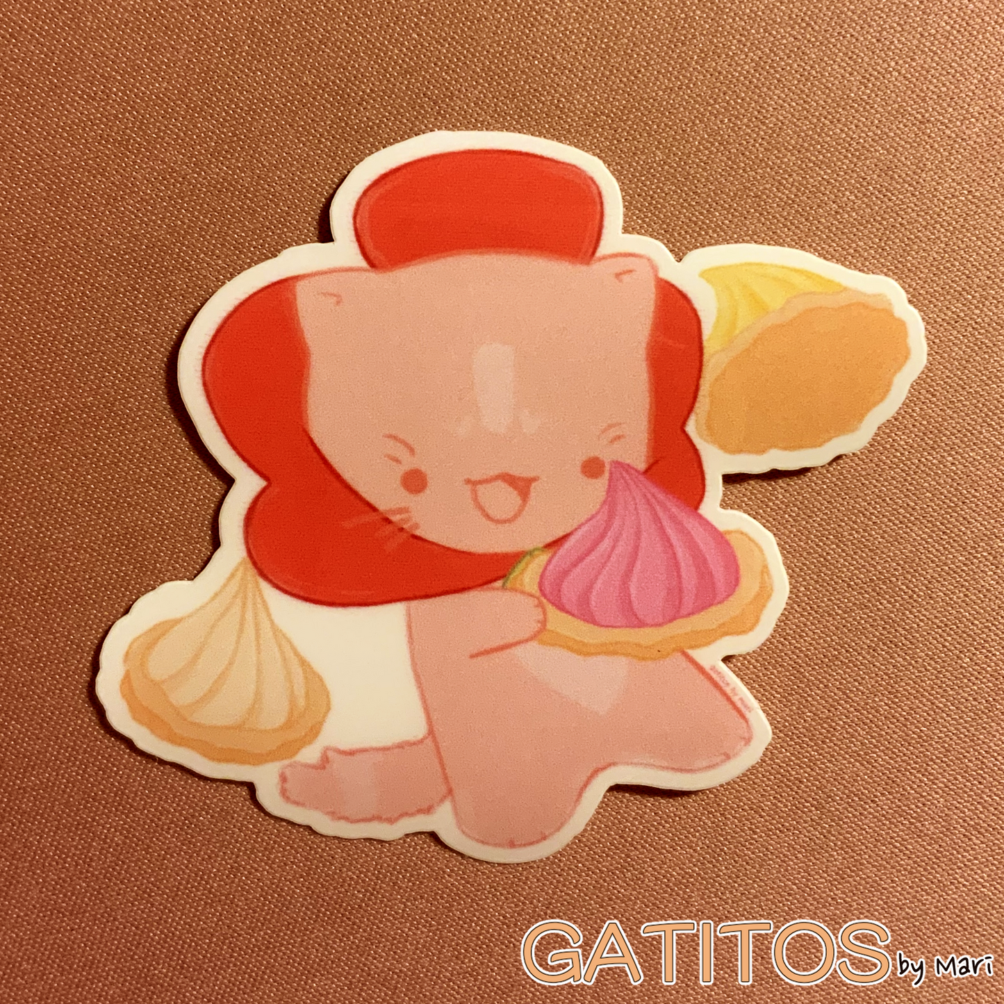 gatitos by mari - Stickers - Gatito Desserts