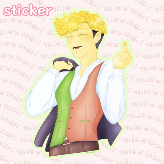 miewmari - Flowery deltarune - sticker - fanart