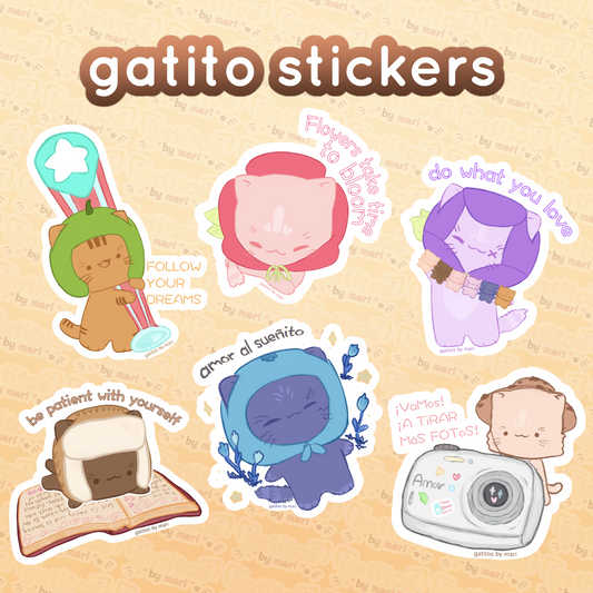 gatitos by mari - Stickers - Gatito Quotes Series 2