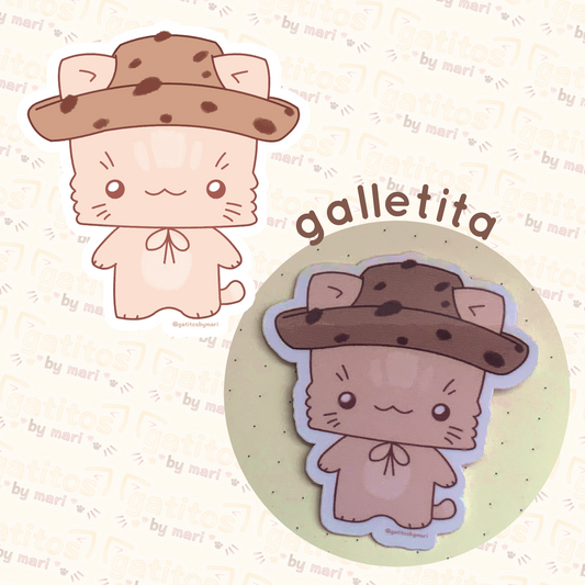 gatitos by mari - Stickers - standing kitties