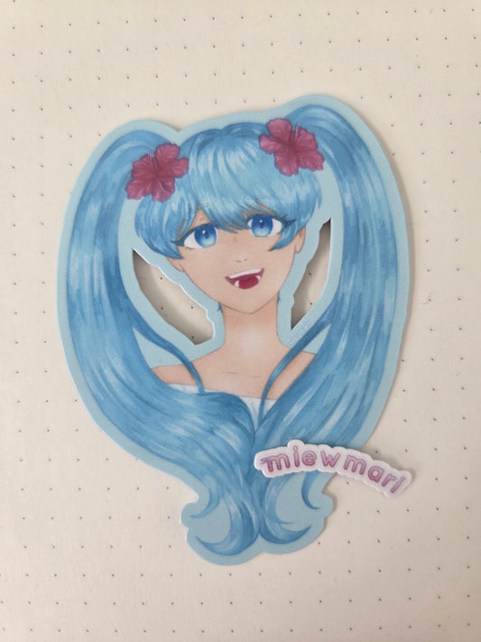 miewmari - borimiku - sticker - fanart