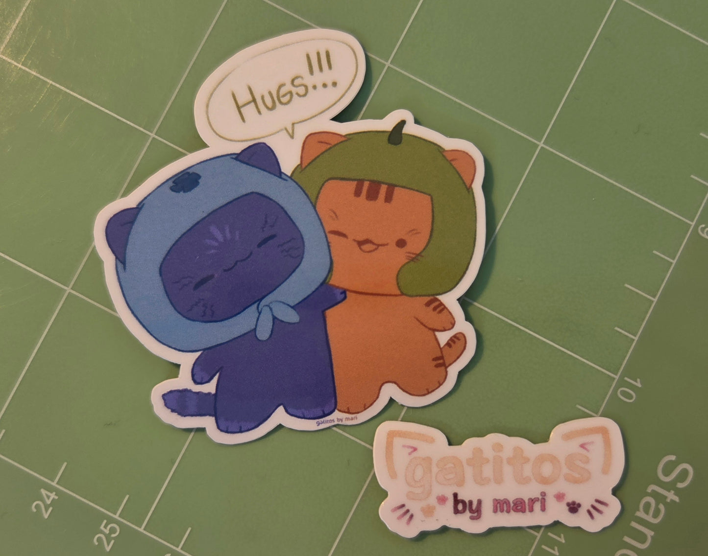 gatitos by mari - Sticker - Gatito Duos